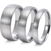 Men And Women’s Jewelry Personalized Sand Surface Inner And Outer Balls 4 6 8MM Tungsten Gold Ring Tungsten Steel Ring