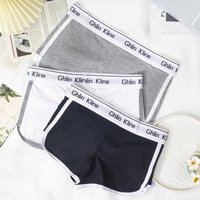 Women's Pure Cotton Boxer Briefs, Double Layered Crotch, Outdoor Four Corner Underwear, Leggings, Sports Shorts, Yoga Underwear
