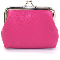 New PU solid color candy color coin purse women's short wallet small wallet creative small gift wholesale