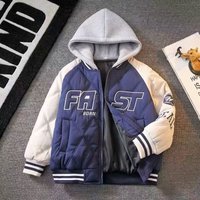 s Clothing Quilted Jacket Autumn Winter Thickened Baseball Jacket Winter Thin Cotton Cotton Jacket Two Cotton