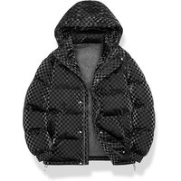 Clothing 2025 Cotton Padded Coat Winter Glossy Hooded Thickened Cotton Padded Jacket Jacket Same Style Bread Coat