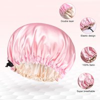 silk nightcap protects hair high quality satin cap double sided satin pullover hat
