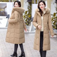 Clothing Long Puffer Coat Oversized Winter Jacket Faux Fur Hood Fashion Trends Hot selling