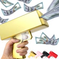 1 Set Handheld Cash Shooter Wedding Birthday Game Movies Bachelor Props Party Supplies Celebration Spray Money Gun