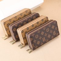 2024 New Long Women’s Fashion Double Layer Zipper Large Capacity Wallet For Women