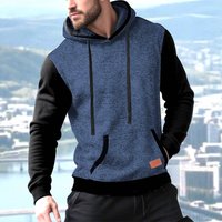 Men’s Jacquard Knit Hooded Sweatshirt – Athletic Zip-Up Jacket For Gym & Streetwear (S-3XL)