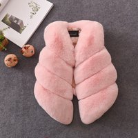 s clothing patchwork fur vest extra thick fur vest imitation fur coat