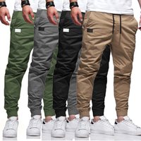 Four Seasons Cargo pants straight trousers casual cotton leggings slim overalls