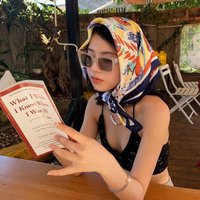 New Vintage 70s Style Scarf – UV Protection Beach Wrap For Women, Lightweight & Versatile Summer Shawl