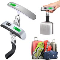 Portable LCD Digital Hanging Scale Luggage Suitcase Baggage Weight Travel Scales with Belt for Electronic Weight Tool 50kg/110lb