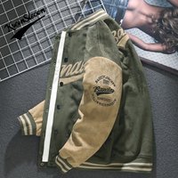 Baseball Jersey Suede Coat Loose Plus Pilot Coat Jacket Thickened Autumn Winter