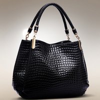 Mature Elegant Handbag Crocodile Pattern Underarm Bag Light Bag