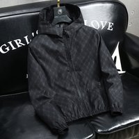Light Luxury Casual Jacket Spring Outerwear Hooded Loose Fit Trendy Black Gray Polyester Full Sleeve Standard Thickness