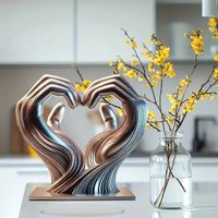 Home Furniture Charming Hand Shaped Heart Shaped Sun Catcher Acrylic Desktop Decor Perfect Home Office