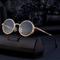 Fashion Round Frame Sunglasses Retro High End Sunglasses