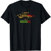 Retro VU Meter Vintage Hi Fi Audio Stereo Music Sound T Shirt