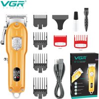 VGR V-092 Men Professional – Cordless&Corded Barber Clippers for Hair Cutting & Grooming, Rechargeable Beard Trimmer