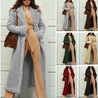 Clothing Thickened Coat Extended Warm Coat Large Antifreeze Cotton Coat