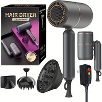 Professional Ionic Hair Dryer with Negative Ions, Fast Drying, 3 Heat/2 Speed Settings, Cool Shot Button, Constant Temperature,Damage-Free Hair