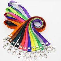 1pc Safety Hanging Neck Strap Lanyard Safety Hanging Neck Strap Lanyard Mobile Phone ID Name Badge Holder Keys Metal Ring