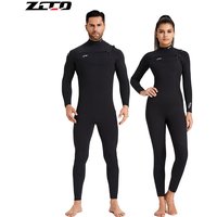 2/3mm men's and women's cross-zip long sleeve pants adult wetsuit snorkeling suit Wetsuit surfing suit