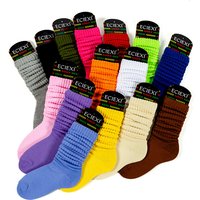 2025d Spring Summer Thin Women Colorful Mid-Calf Trendy Slouch Socks