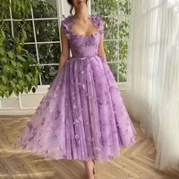 Clothing wedding dress tulle sling sleeveless high slit bridal party beach dress