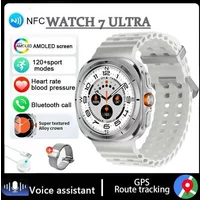 2025 NEW Ultra GPS NFC Smart For Samsung Galaxy Compass Temperature Watch Outdoor Sport Men AMOLED Upgraded Smartwatch 7