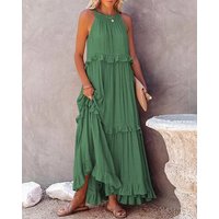 Women's Clothing Summer Women's Clothing New Temperament Long Floor Length Skirt Cake Skirt Dress