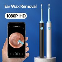 Ear Wax Removal, Waterproof Earwax Cleaner With Camera, 6 LED Lights, WiFi Ear Cleaning Kit, Otoscope With Light, For ,iPhone ,iPad, Android Smart Pho