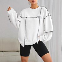 Clothing Fashion Leisure Loose Round Neck Long Sleeve Sweatshirt