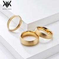 Men And Women's Jewelry - Matte Brushed Tungsten Steel Ring, Minimalist Geometric Unisex Band, Durable Comfort Fit Wedding Or Fashion Ring