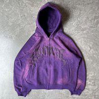  Retro Zip Up Hoodie Gothic Letter & Star Print – Stylish Streetwear Pullover Casual Outfits