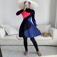 Women's Clothing Sun Protection Beachwear Set Long Sleeve Women's Swimwear Two-Piece Suit For Beach Activities Suitable For Various Regions