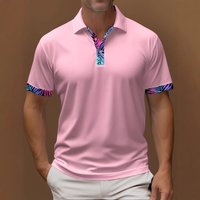 Clothing Collar Cuffs Contrast Business Casual Shirt Short Sleeve