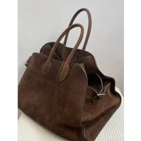 2026 Tote Bag High end Niche Design Large Capacity Vintage Commuter Handbag