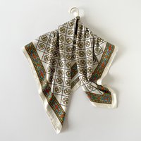 Large Square Scarf 90cm European American Style Versatile Classic Fashionable Twill Print Sun Protection Commuting Scarf