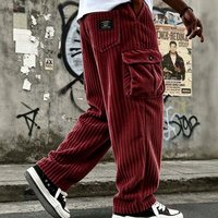 Casual Trousers Versatile Corduroy Pocket Cargo Long Pants Best Selling Independent Website Autumn Winter Style