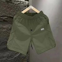 Clothing Summer Quick Drying Embroidered Sports Shorts Loose Fit Wide Leg Versatile Five Point Pants Trendy Beach Wear