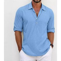 Men's Clothing Short Sleeved Men's Shirt Summer Lapel Leisure Spring And Autumn Cotton Youth Personality Half Cardigan