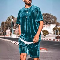 Clothing Casual Short Sleeved Shorts Summer Popular Clothing Two Piece Suit