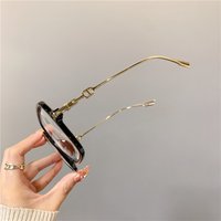 Fashion Fashion Oversized Square Eyewear Retro Anti Light Bloking Metal Frame Gla Trend Optical Computer
