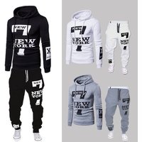 Clothing Spring Autumn Casual Digital Printing Sweatshirt Sweatpants Personalized Suit