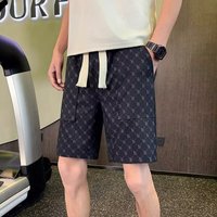 Clothing fashion brand shorts summer casual pants drawstring shorts thin beach pants shorts mid length pants