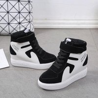 Sexysexy Womens Wedges Shoes High Thick Bottom Platform Leisure Sports Shoes High Top Sneakers For Women