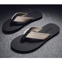 Men's Flip Flops – Soft EVA Slippers With Anti-Slip Sole For Beach/Gym (Black/Beige/Grey/Red)