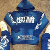Clothing Y2K European American cross border personality street hip hop punk style hoodie washed cloth letter print pullover sweatshirt