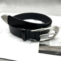 Irregular Dagger Tail Vintage Silver Plated New Simple Retro High-end Belt Decoration For Jeans And Dresses