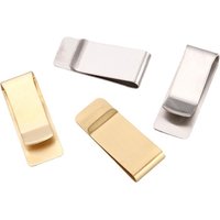 Vertical fashion simple hardware clip pen clip metal money clip stainless steel brass wallet can be processed LOGO