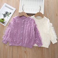 Mother & Autumn Sweater Cardigan Foreign Style Fringed Knitted Cardigan Sweater Coat